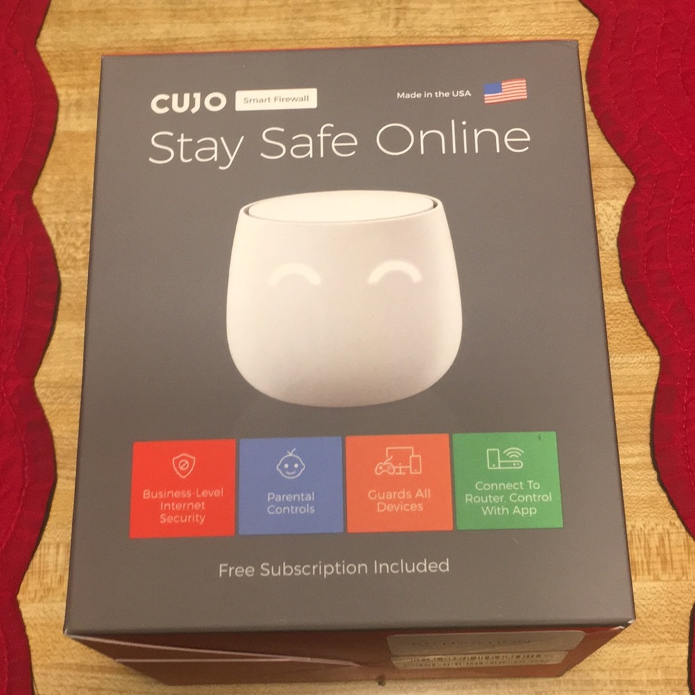 CUJO Wi-Fi Protection from Hacking, Virus, Etc...